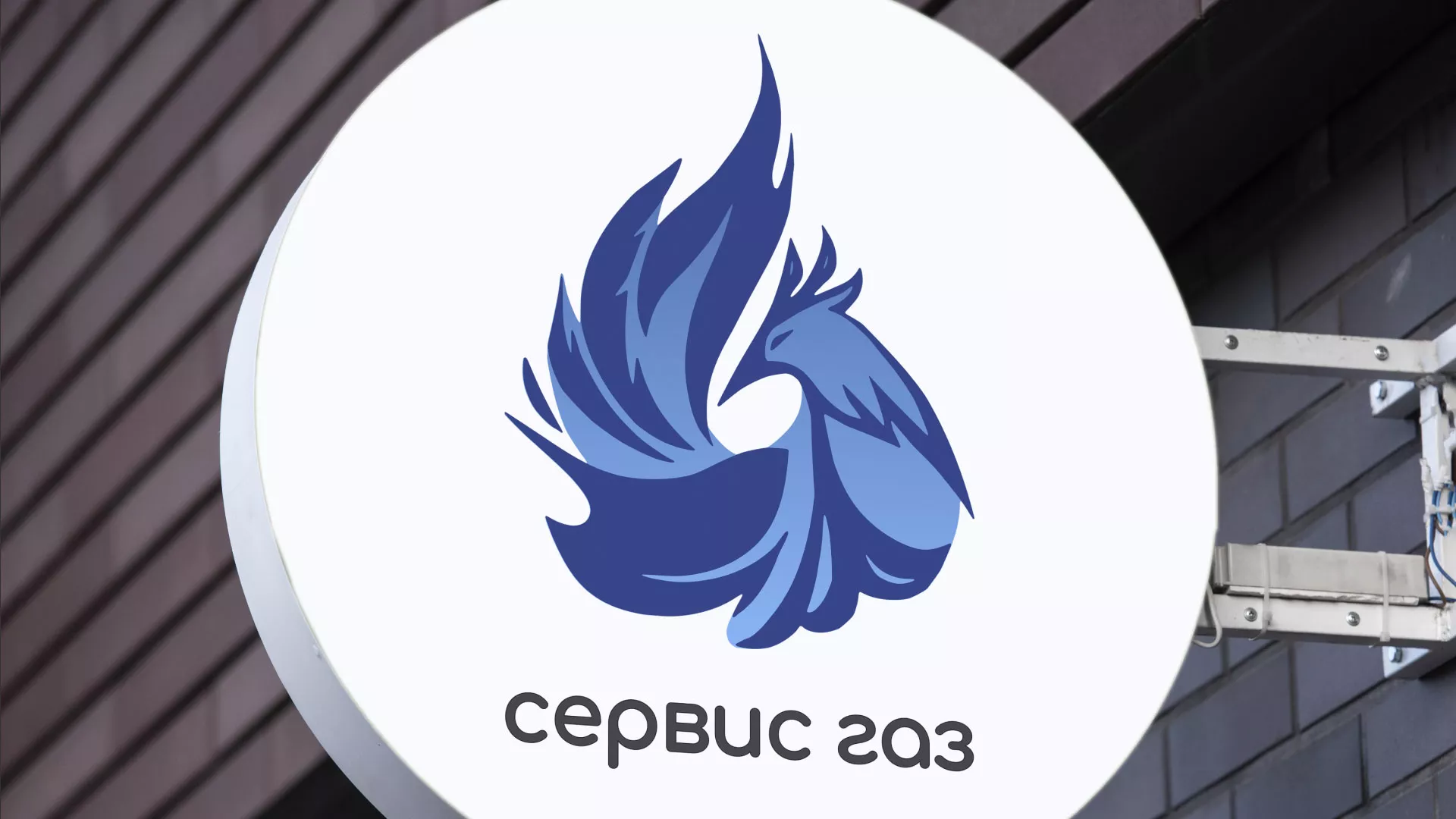 Создание логотипа «Сервис газ» в Агрызе
