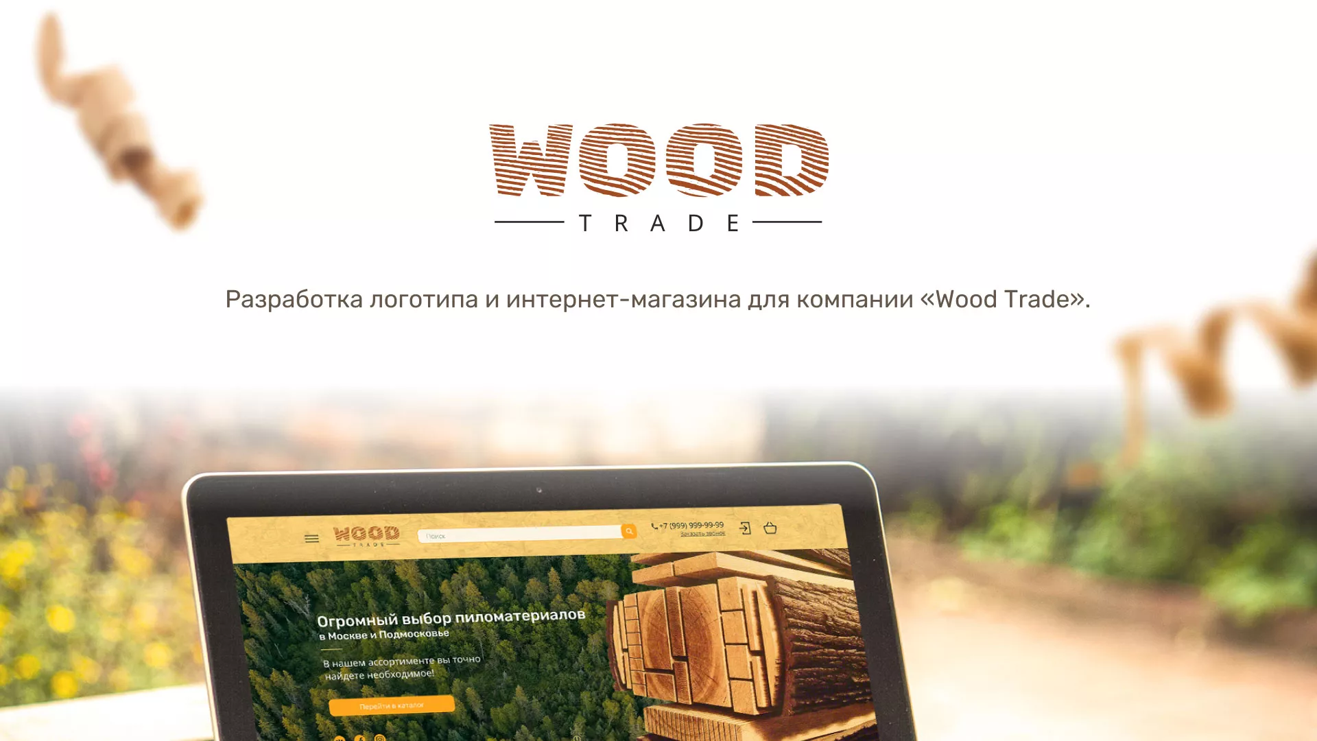 Разработка интернет-магазина компании «Wood Trade» в Агрызе